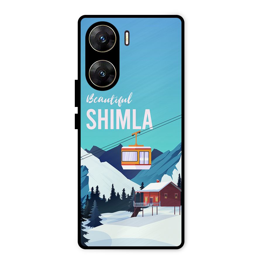 Beautiful Shimla Metal Back Case for Vivo V29e