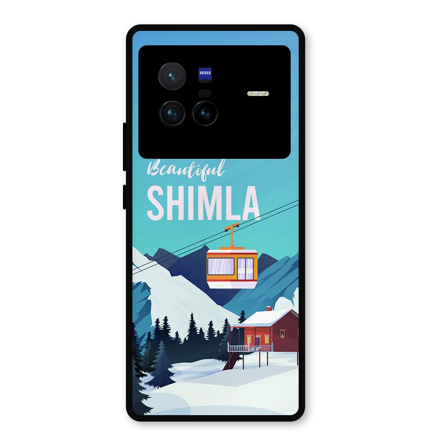 Beautiful Shimla Metal Back Case for Vivo X80
