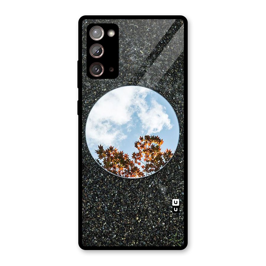Beautiful Sky Leaves Glass Back Case for Galaxy Note 20