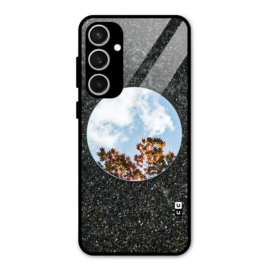 Beautiful Sky Leaves Glass Back Case for Galaxy S23 FE