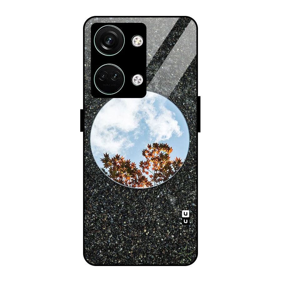 Beautiful Sky Leaves Glass Back Case for Oneplus Nord 3