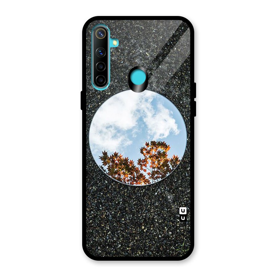 Beautiful Sky Leaves Glass Back Case for Realme 5