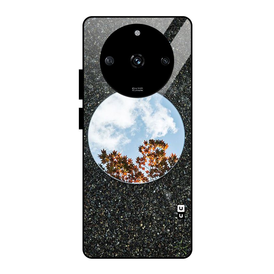 Beautiful Sky Leaves Glass Back Case for Realme Narzo 60 5G