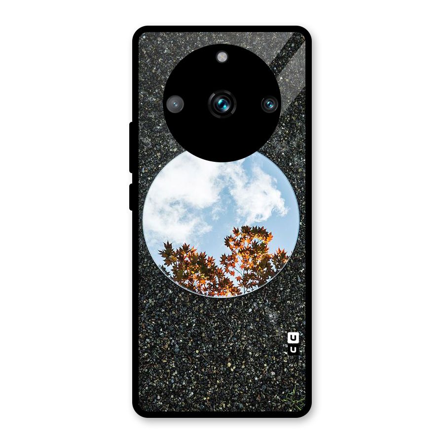 Beautiful Sky Leaves Glass Back Case for Realme Narzo 60 Pro