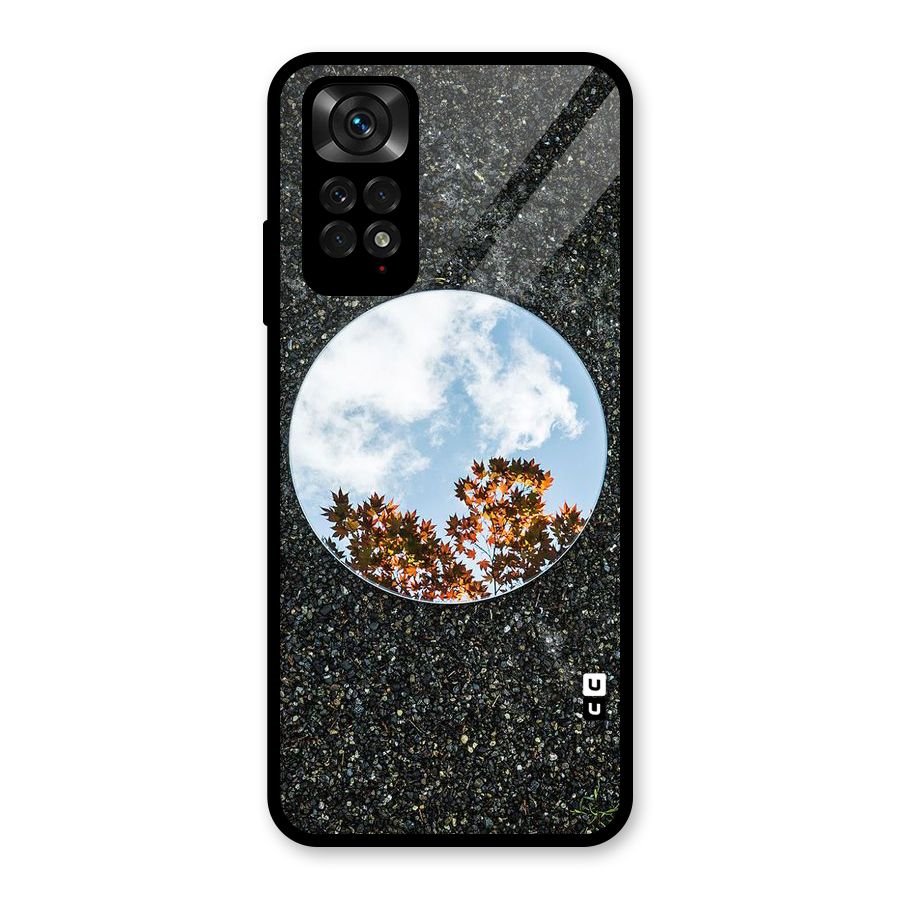 Beautiful Sky Leaves Glass Back Case for Redmi Note 11S