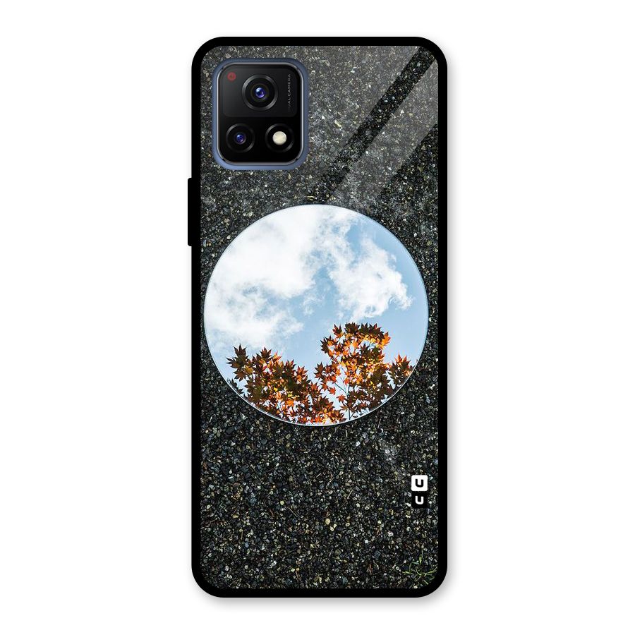 Beautiful Sky Leaves Glass Back Case for Vivo Y72 5G