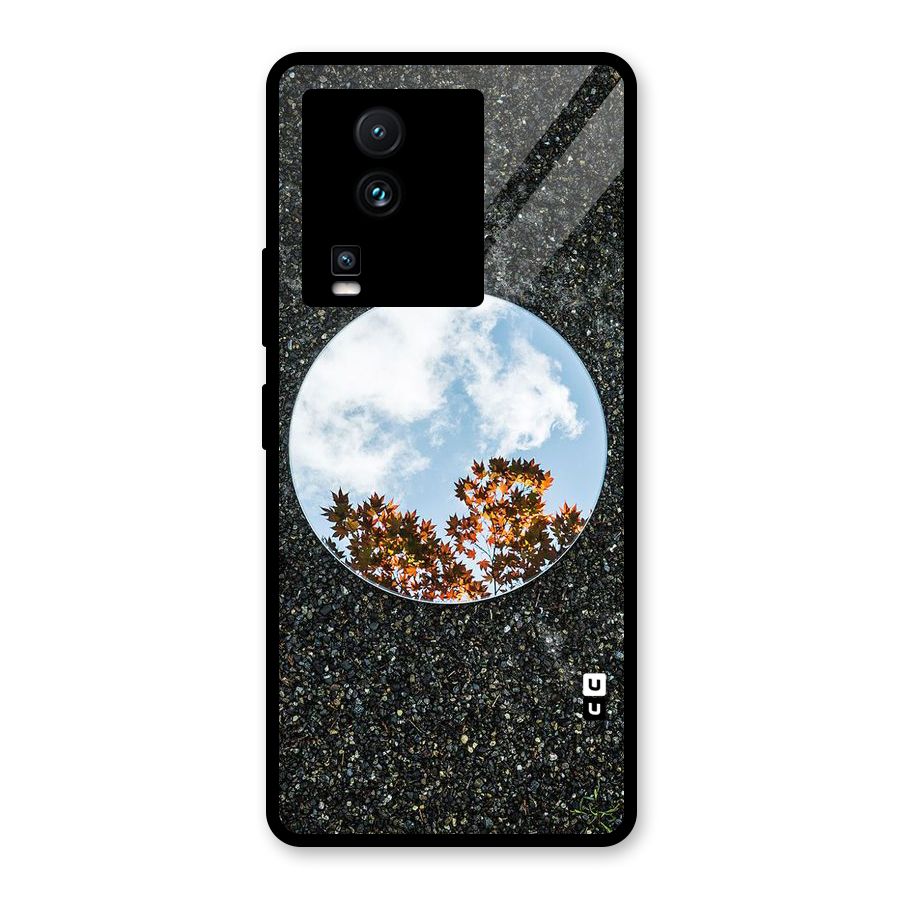 Beautiful Sky Leaves Glass Back Case for Vivo iQOO Neo 7