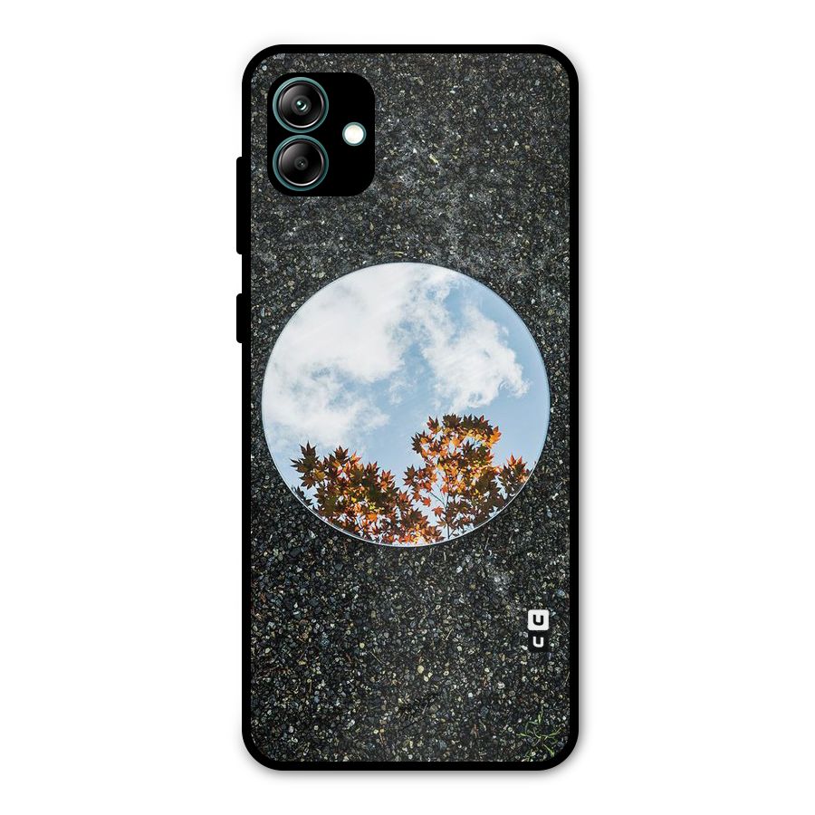 Beautiful Sky Leaves Metal Back Case for Galaxy A04