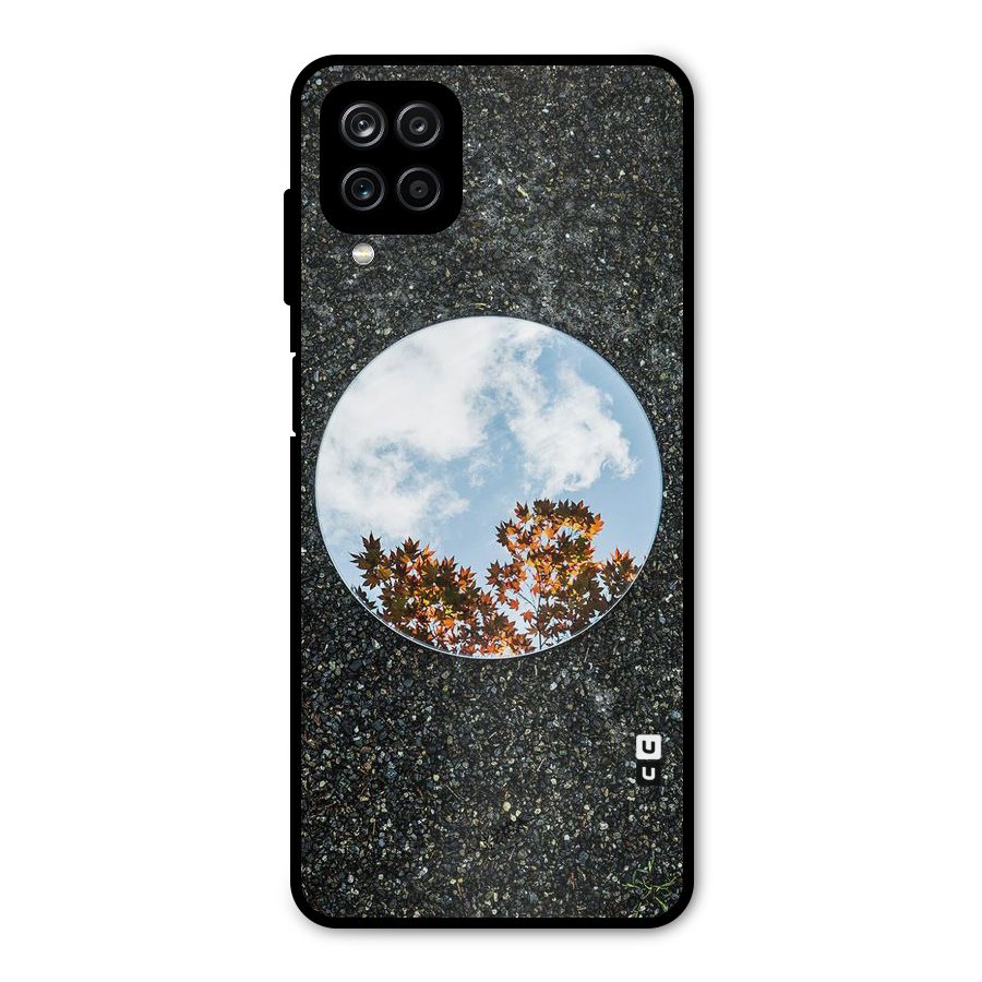 Beautiful Sky Leaves Metal Back Case for Galaxy A12