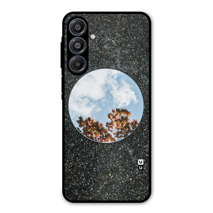 Beautiful Sky Leaves Metal Back Case for Galaxy A16 5G