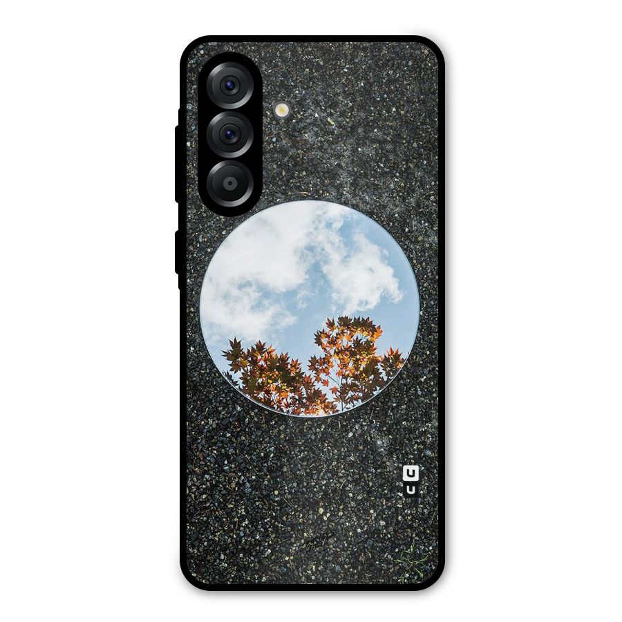 Beautiful Sky Leaves Metal Back Case for Galaxy A36