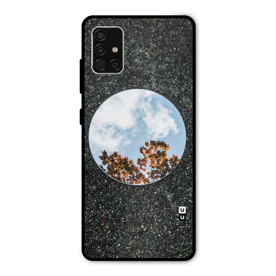 Beautiful Sky Leaves Metal Back Case for Galaxy A51