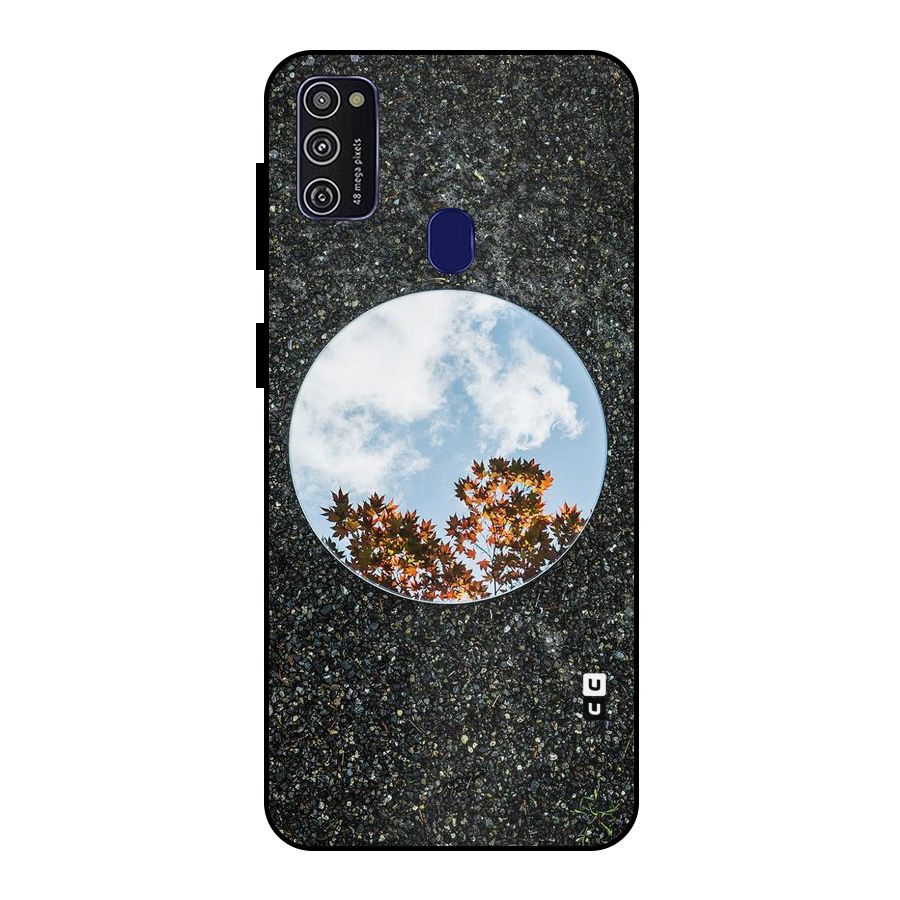 Beautiful Sky Leaves Metal Back Case for Galaxy M30s
