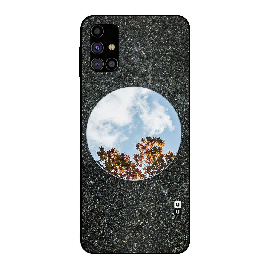 Beautiful Sky Leaves Metal Back Case for Galaxy M31s