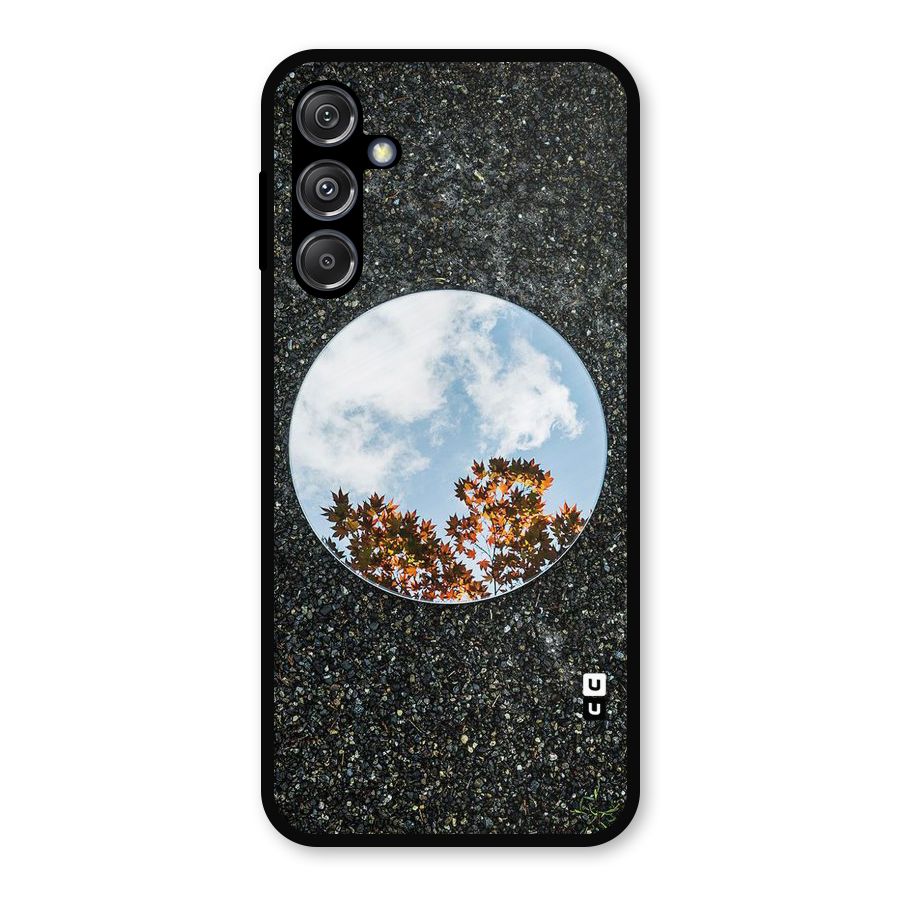 Beautiful Sky Leaves Metal Back Case for Galaxy M34 5G