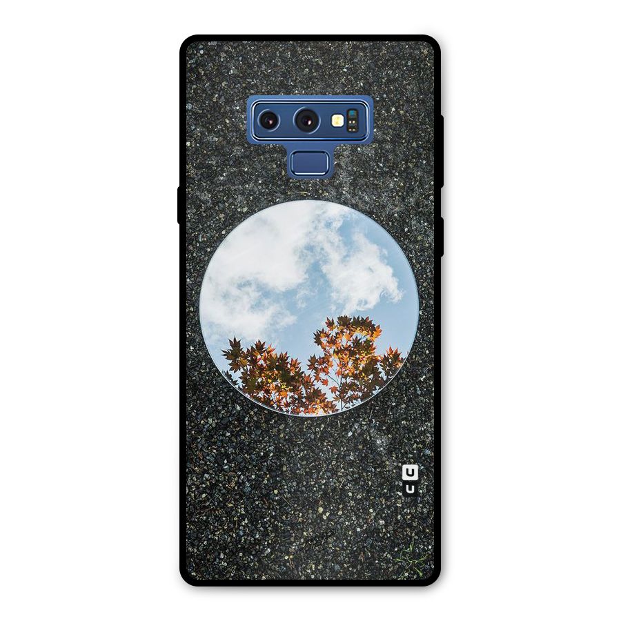 Beautiful Sky Leaves Metal Back Case for Galaxy Note 9