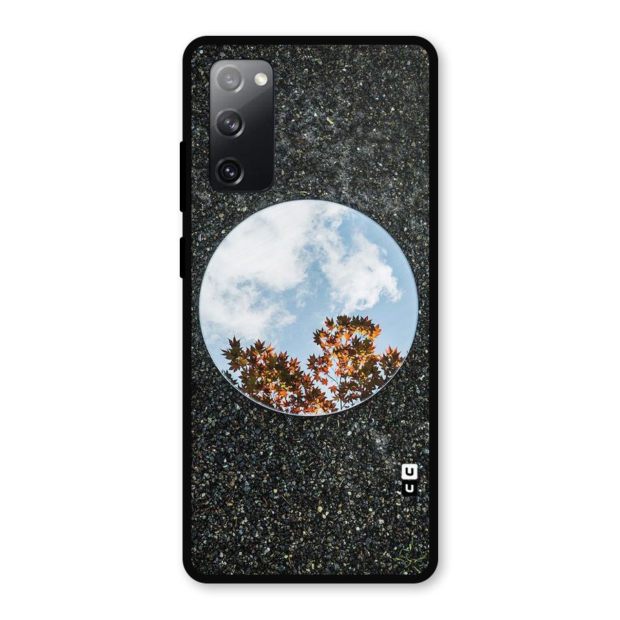 Beautiful Sky Leaves Metal Back Case for Galaxy S20 FE 5G