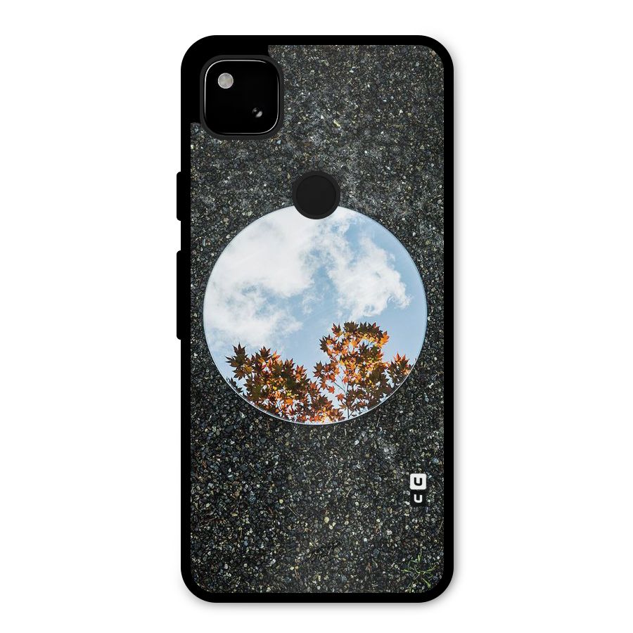 Beautiful Sky Leaves Metal Back Case for Google Pixel 4a