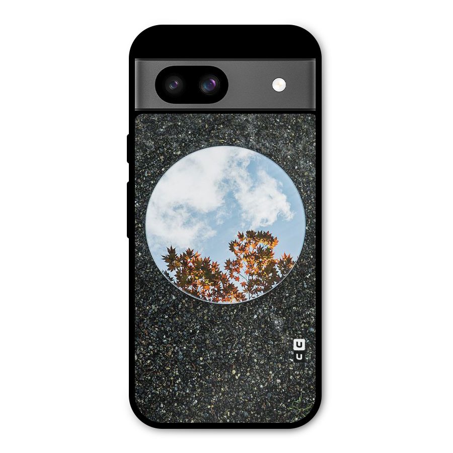 Beautiful Sky Leaves Metal Back Case for Google Pixel 8a