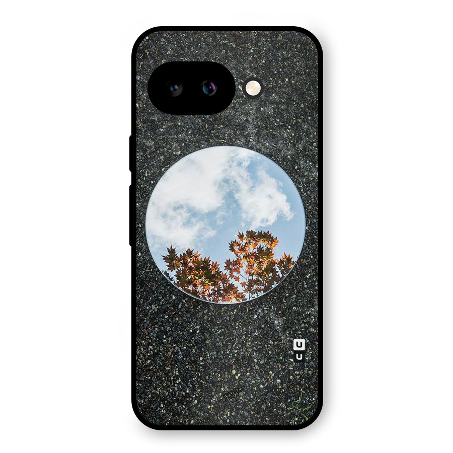 Beautiful Sky Leaves Metal Back Case for Google Pixel 9a