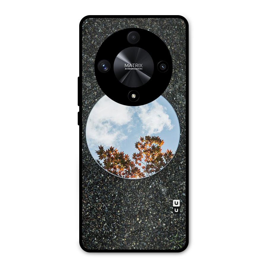 Beautiful Sky Leaves Metal Back Case for Honor X9b