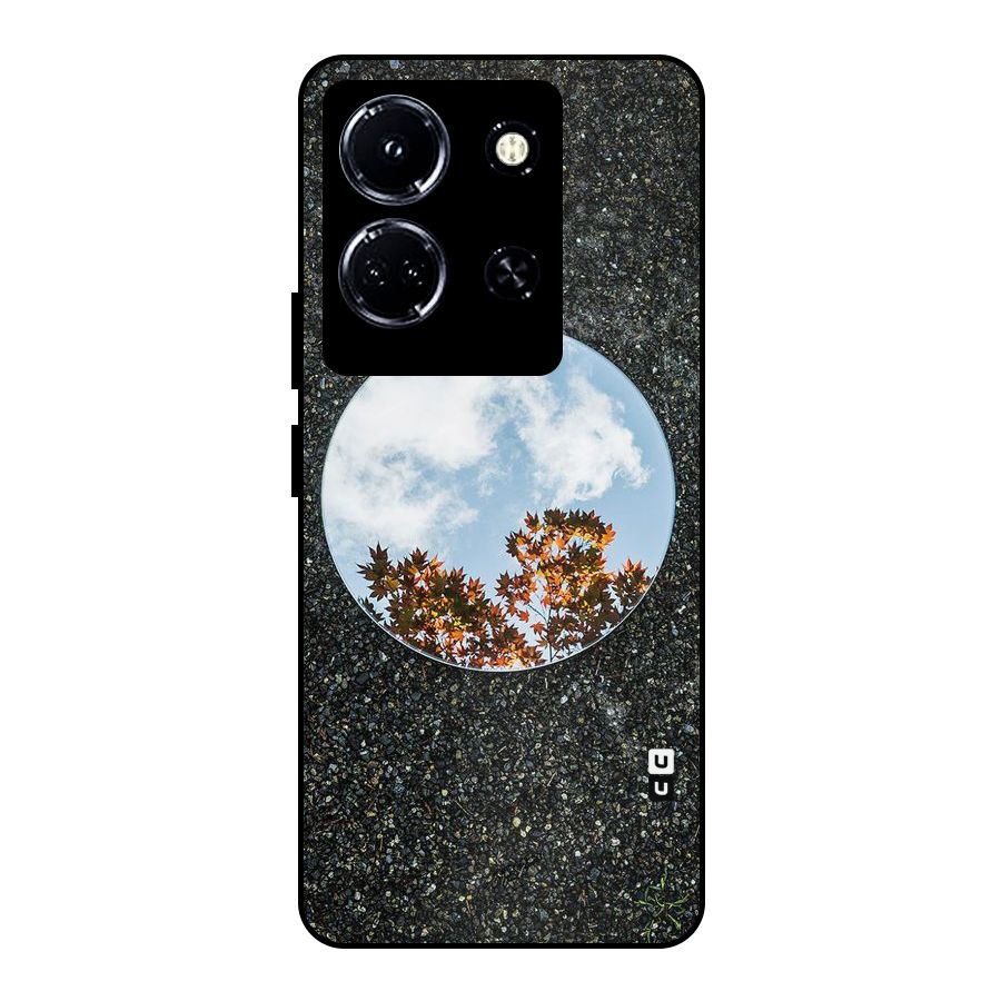 Beautiful Sky Leaves Metal Back Case for Infinix Note 30 5G
