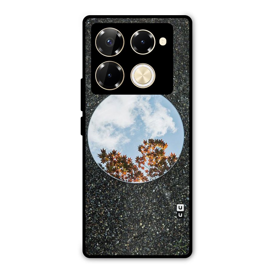 Beautiful Sky Leaves Metal Back Case for Infinix Note 40 Pro