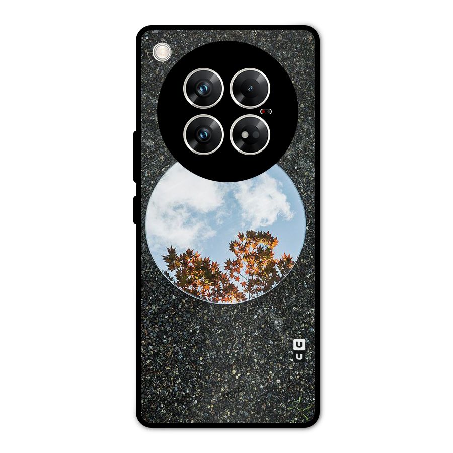 Beautiful Sky Leaves Metal Back Case for Infinix Zero 40 5G