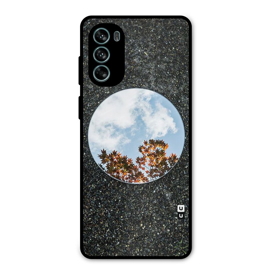 Beautiful Sky Leaves Metal Back Case for Moto G62
