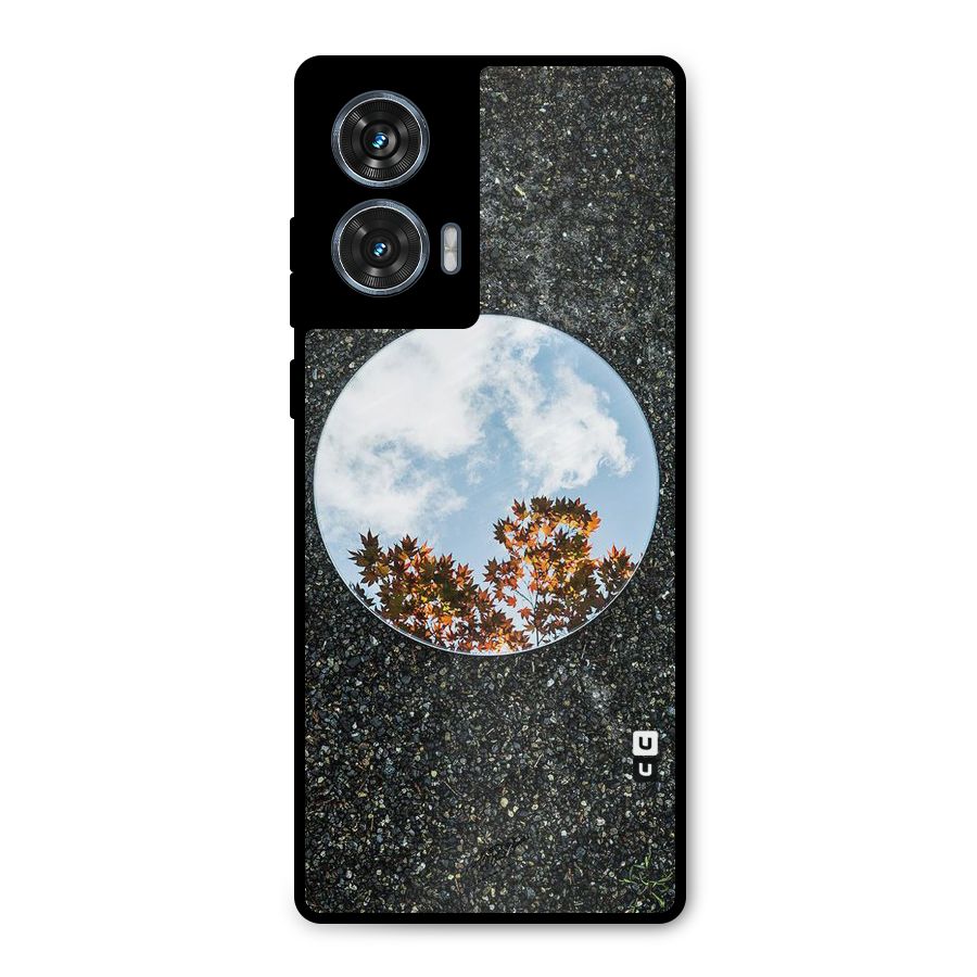 Beautiful Sky Leaves Metal Back Case for Motorola G96
