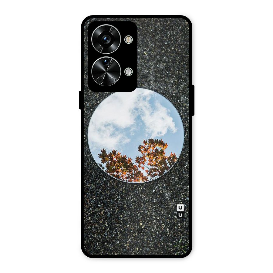 Beautiful Sky Leaves Metal Back Case for OnePlus Nord 2T