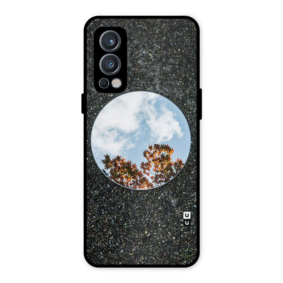 Beautiful Sky Leaves Metal Back Case for OnePlus Nord 2 5G