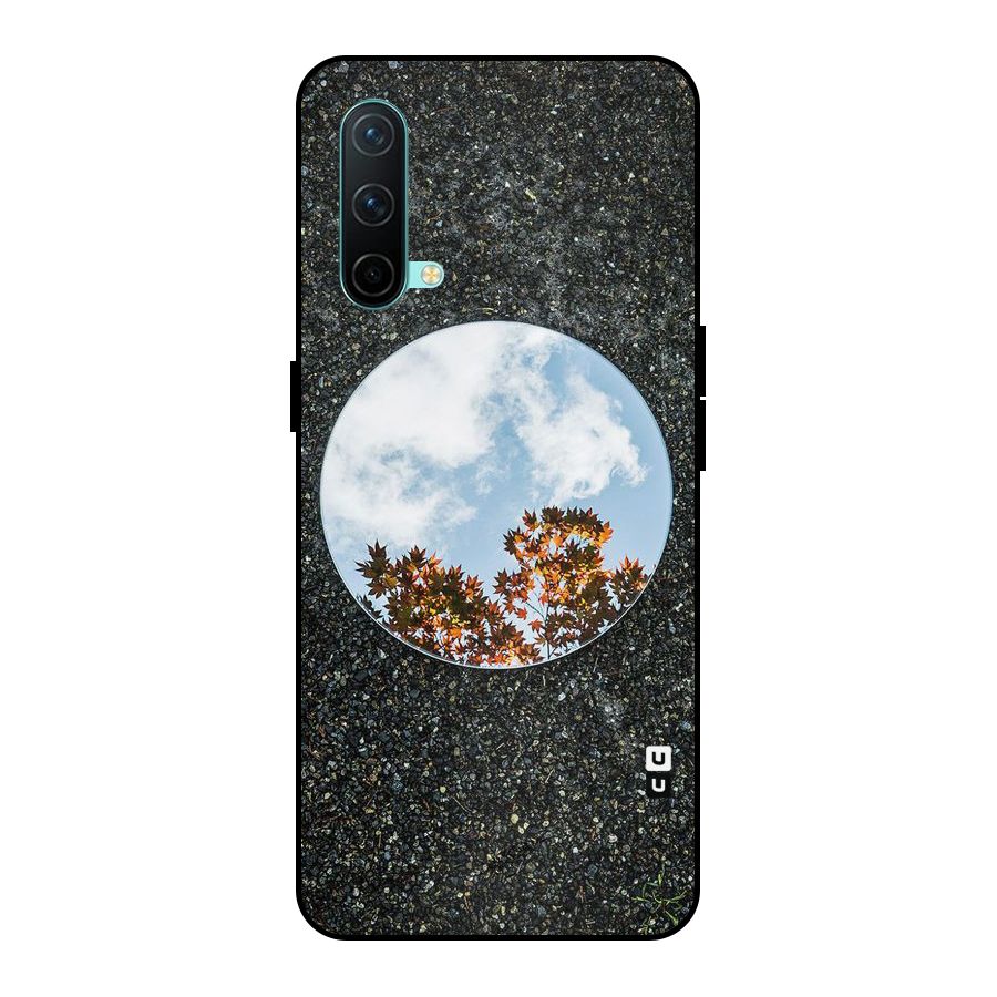 Beautiful Sky Leaves Metal Back Case for OnePlus Nord CE 5G