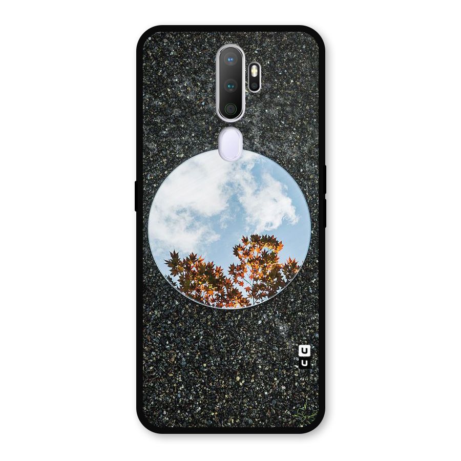 Beautiful Sky Leaves Metal Back Case for Oppo A9 (2020)