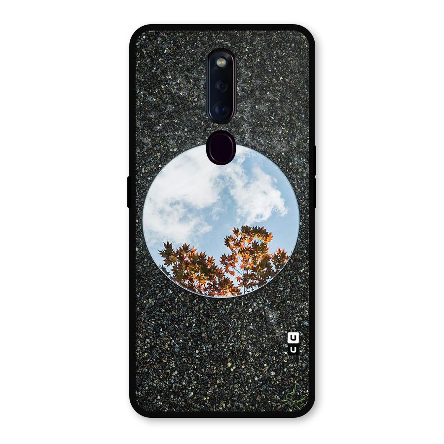 Beautiful Sky Leaves Metal Back Case for Oppo F11 Pro