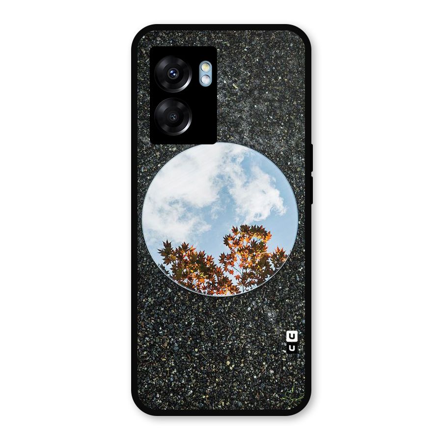 Beautiful Sky Leaves Metal Back Case for Oppo K10 (5G)