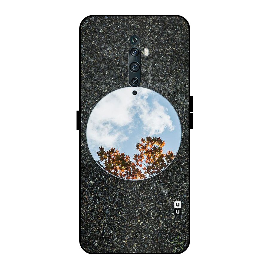 Beautiful Sky Leaves Metal Back Case for Oppo Reno2 Z