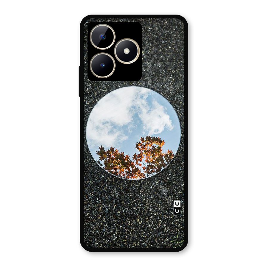 Beautiful Sky Leaves Metal Back Case for Realme C53