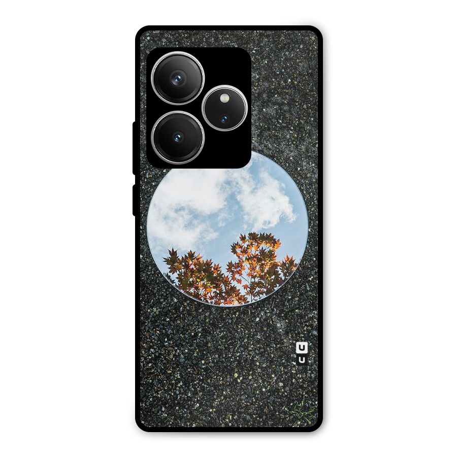 Beautiful Sky Leaves Metal Back Case for Realme GT 6