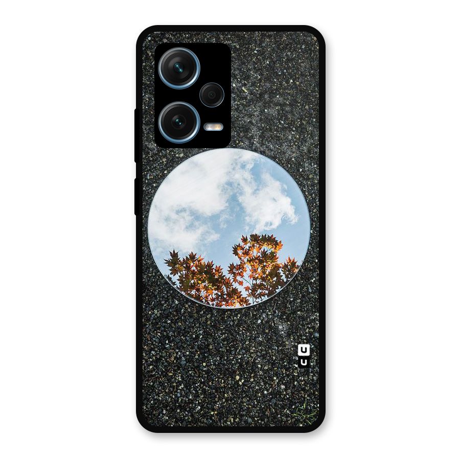 Beautiful Sky Leaves Metal Back Case for Redmi Note 12 Pro Plus 5G