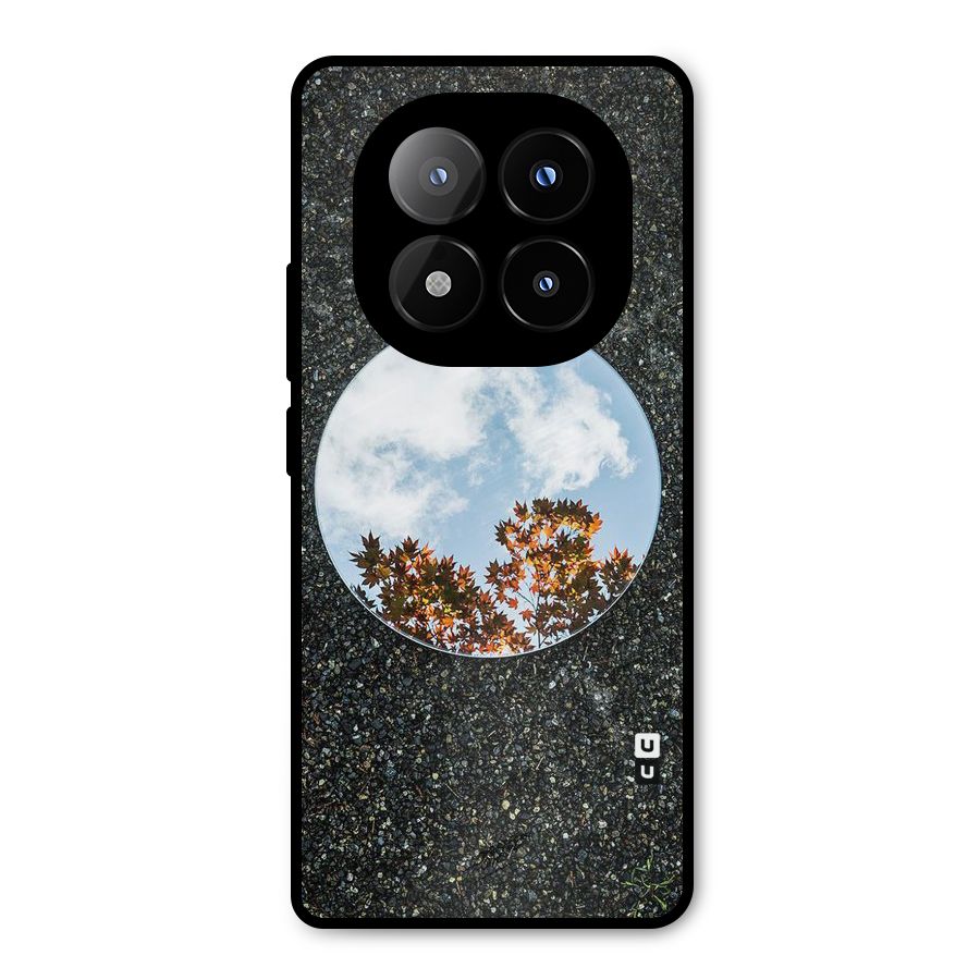 Beautiful Sky Leaves Metal Back Case for Redmi Note 14 Pro Plus 5G
