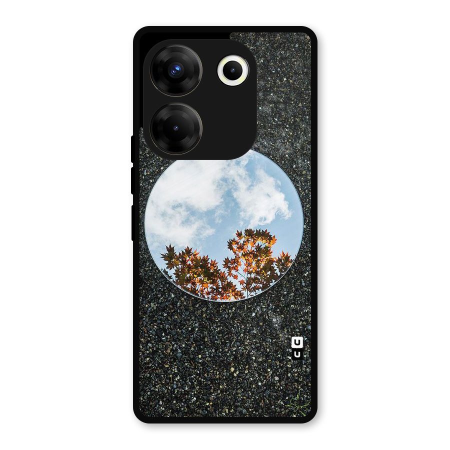 Beautiful Sky Leaves Metal Back Case for Tecno Camon 20