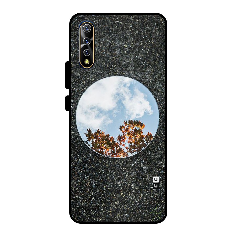 Beautiful Sky Leaves Metal Back Case for Vivo S1