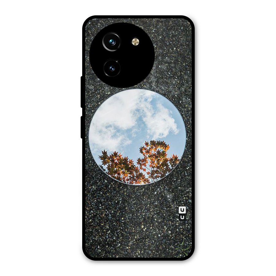 Beautiful Sky Leaves Metal Back Case for Vivo T3x