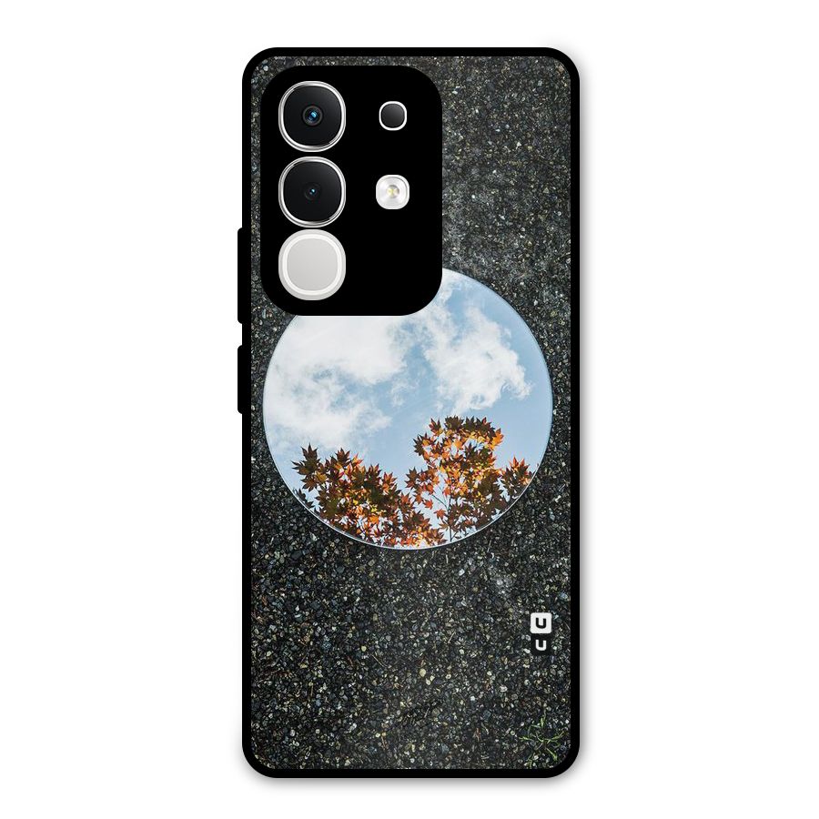 Beautiful Sky Leaves Metal Back Case for Vivo T4x