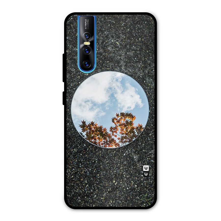 Beautiful Sky Leaves Metal Back Case for Vivo V15 Pro