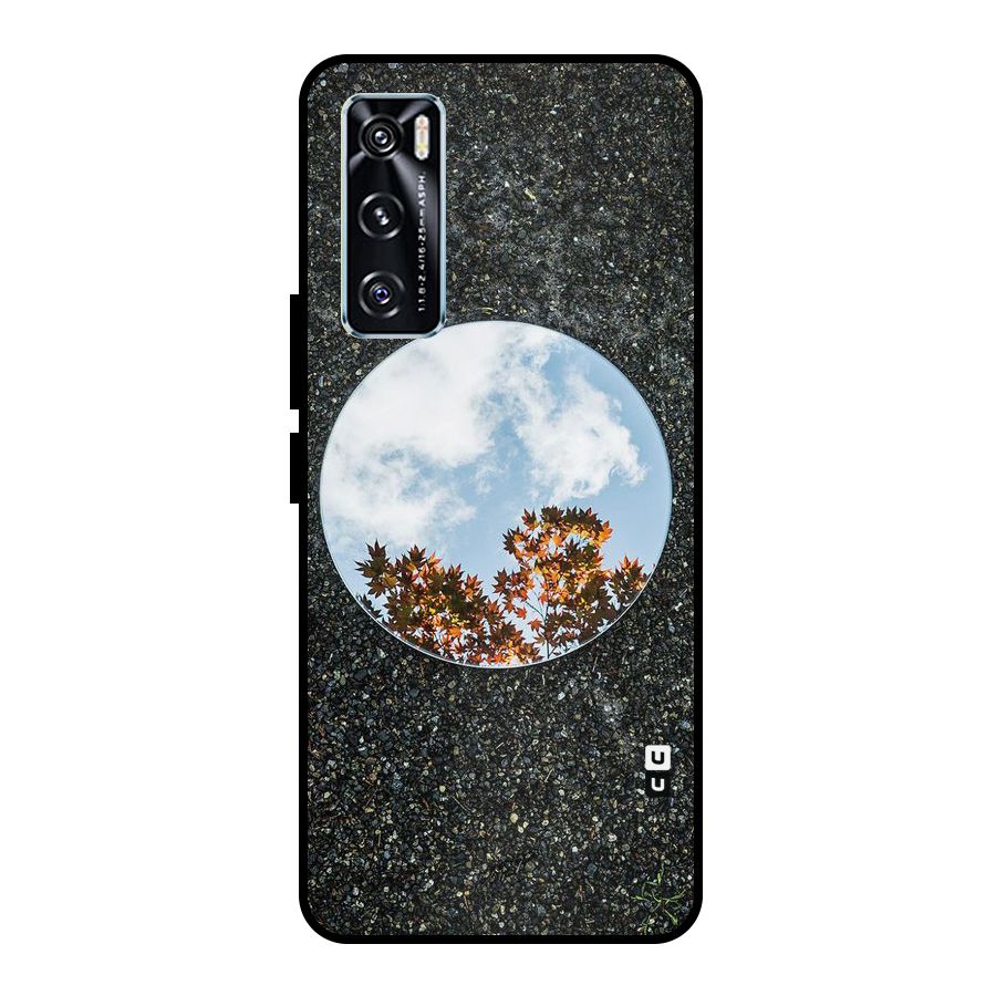Beautiful Sky Leaves Metal Back Case for Vivo V20 SE