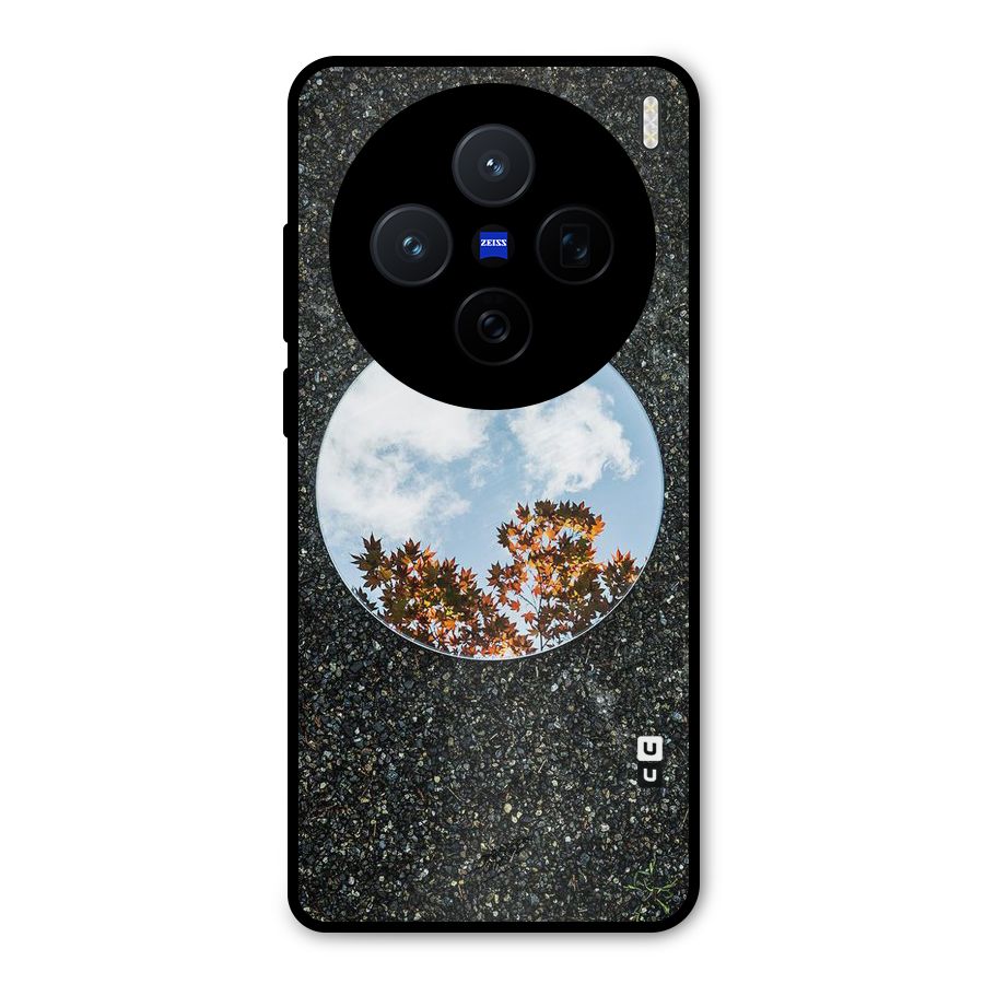 Beautiful Sky Leaves Metal Back Case for Vivo X200