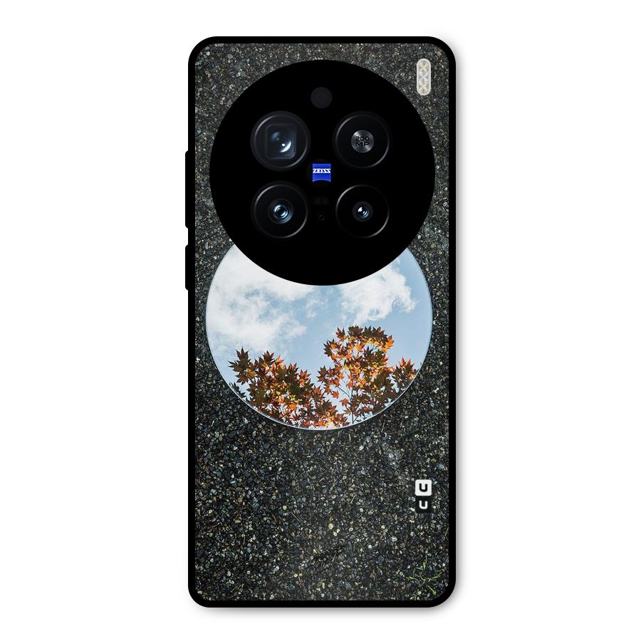 Beautiful Sky Leaves Metal Back Case for Vivo X200 Pro