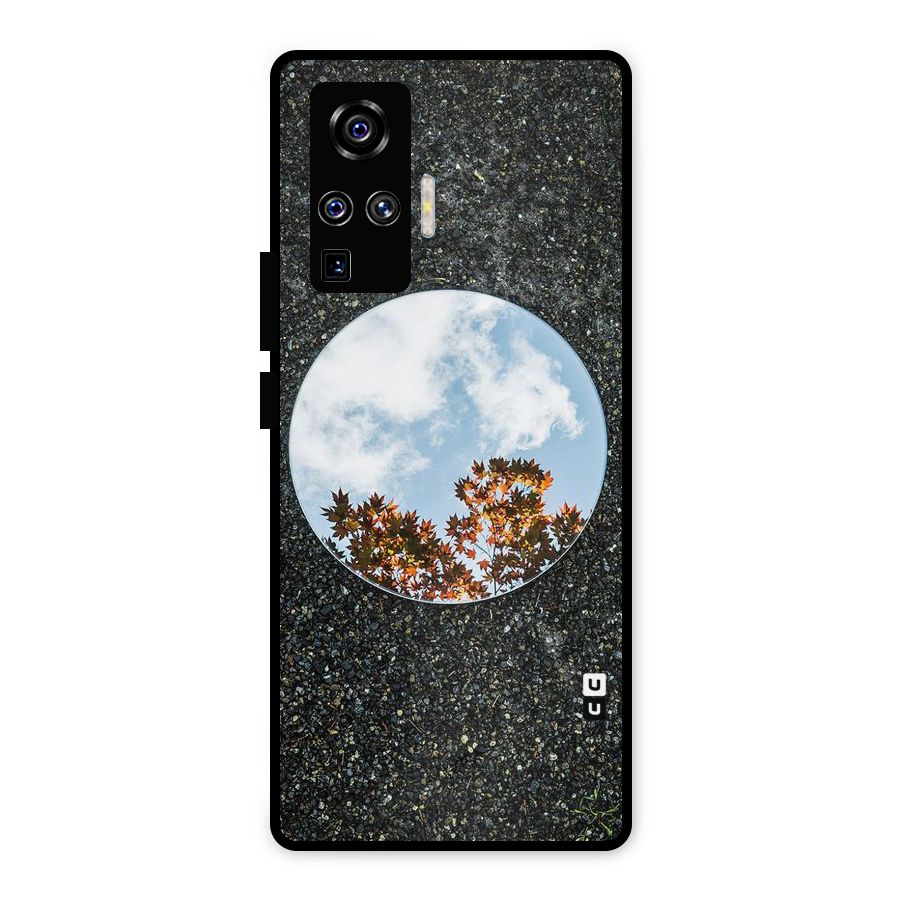 Beautiful Sky Leaves Metal Back Case for Vivo X50 Pro